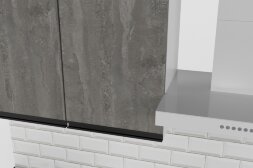 Кухонный гарнитур Ноктюрн прайм, 110х200 см