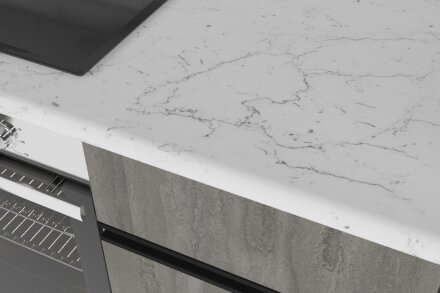 Кухонный гарнитур Ноктюрн мега прайм, 150х270 см 