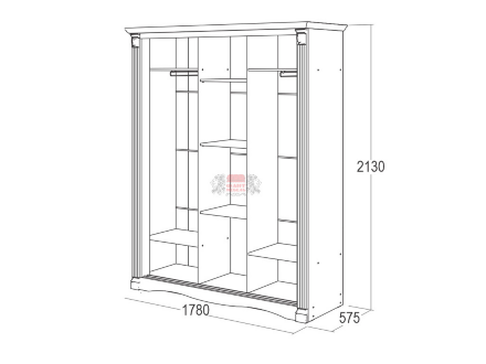 Шкаф-купе Ольга 1Н 