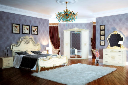 Тумба прикроватная СГ-05 Грация, Слоновая кость ​ 