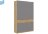 Шкаф трехстворчатый ШК-002 Бостон ЛДСП, дуб крафт/серый шифер  