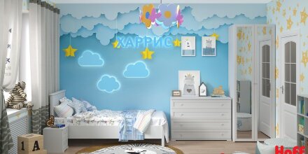 Шкаф угловой Харрис с зеркалом 