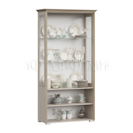 Витрина двустворчатая Парма, Сандал 