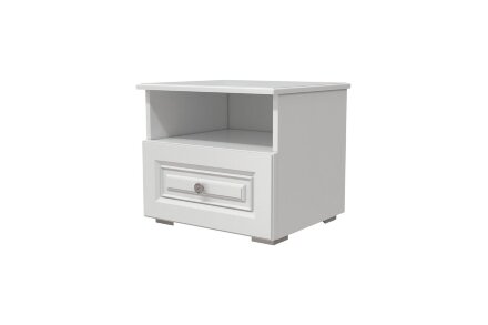 Тумба прикроватная Олимп, белый 