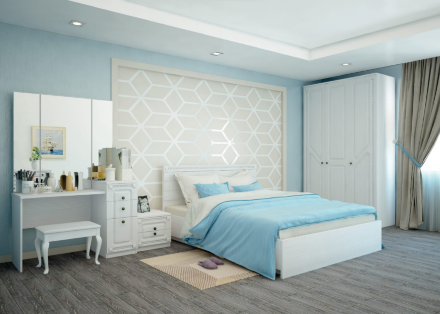 Тумба прикроватная Азалия с 3 ящиками 