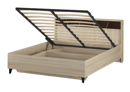 Кровать с подсветкой и подъемным механизмом Дюна 