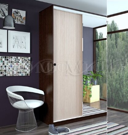 Шкаф-купе 1 метр Альянс 