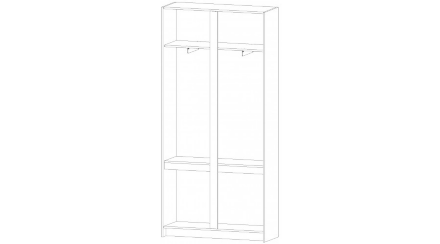 Шкаф ШК-02 Бостон, дуб Вотан 