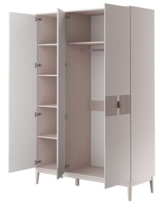 Шкаф 3-х дверный Фарго, Льняной 