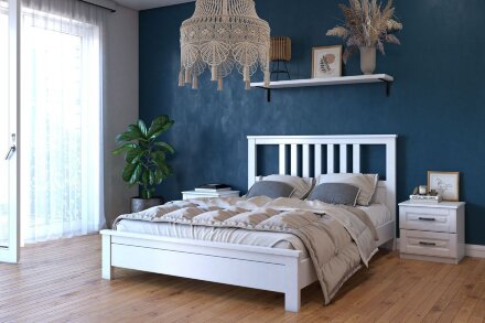 Кровать Лаура, белый античный 