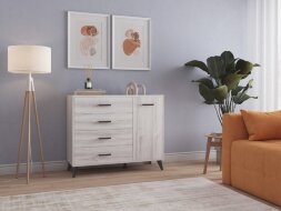 Комод-тумба Svetlana Loft, сосна белая