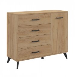 Комод-тумба Svetlana Loft, дуб золотой