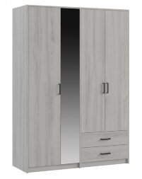 Шкаф четырехдверный Svetlana Loft, сосна белая