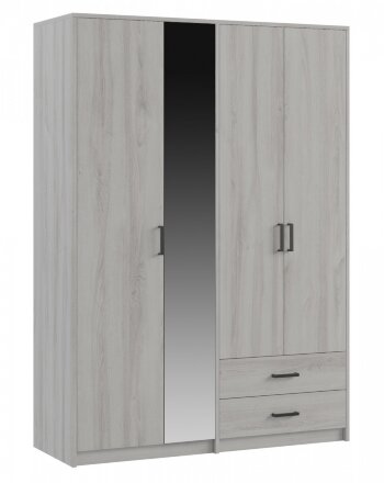 Шкаф четырехдверный Svetlana Loft, сосна белая 