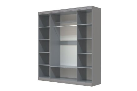 Шкаф 4-х дверный Олимп, антрацит 