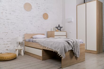 Кровать с ящиком Бруно 