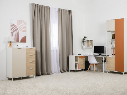 Комод Марвэл 16.234.01, белый 