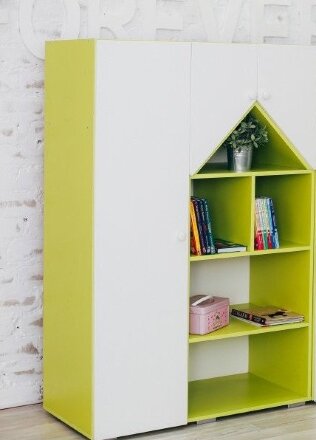 Шкаф-стеллаж Домик 