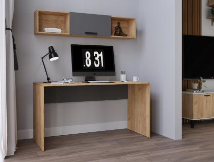 Уголок школьника Квартет-13, Дуб крафт золотой/Графит (Комплект 1) 