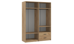 Шкаф четырехдверный Svetlana Loft, дуб золотой