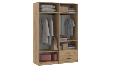 Шкаф четырехдверный Svetlana Loft, дуб золотой 