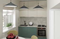 Кухонный гарнитур Глория макси 2 (ПМ), 180 см