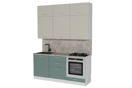 Кухонный гарнитур Глория макси 2, 180 см 