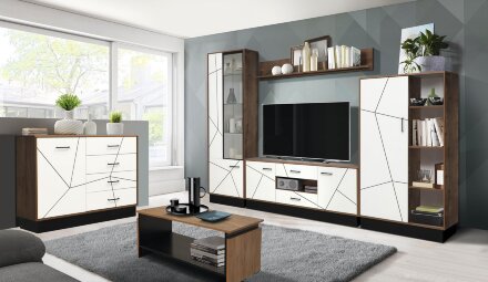 Модульная гостиная Гамма, белый 