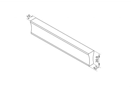Кухонный гарнитур Глория прайм 400, 110х200 см  