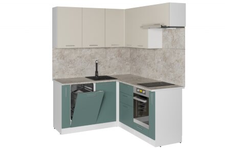 Кухонный гарнитур Глория мега прайм 2, 160х170 см 