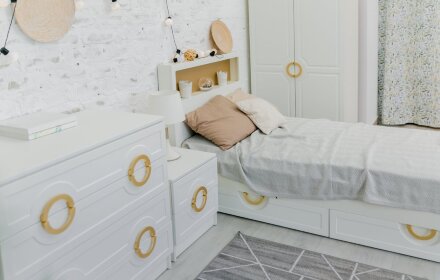 Модульная подростковая Милан, золото 