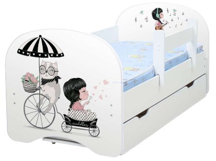 Детская кровать Мечтательная девочка 