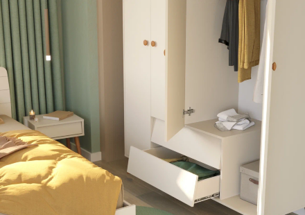 Модульная спальня Афина (Комплектация 1) 