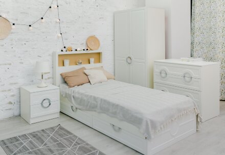 Модульная подростковая Милан, серебро 