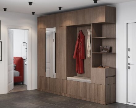 Стеллаж Кантри (с ящиками), Кадена Вуд 