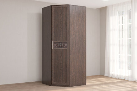 Шкаф угловой с глухой дверью КЭТ-4, венге 