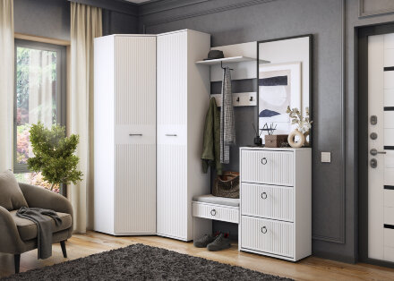  Тумба с дверками и ящиком Шарлиз    