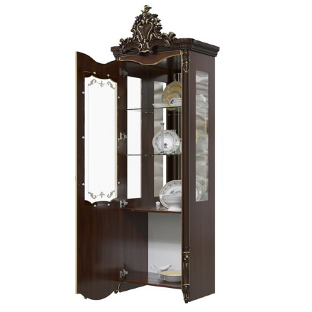 Витрина однодверная Шейх, Орех 