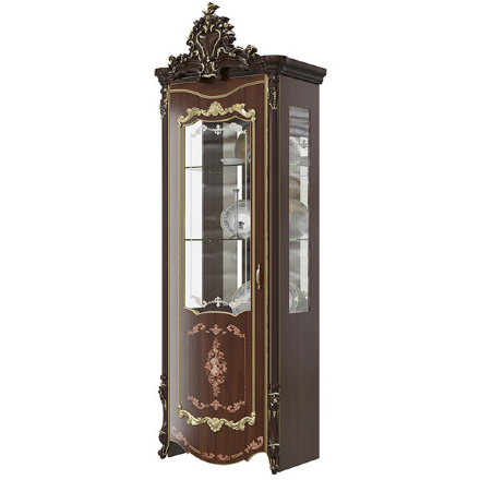 Витрина однодверная Шейх, Орех 