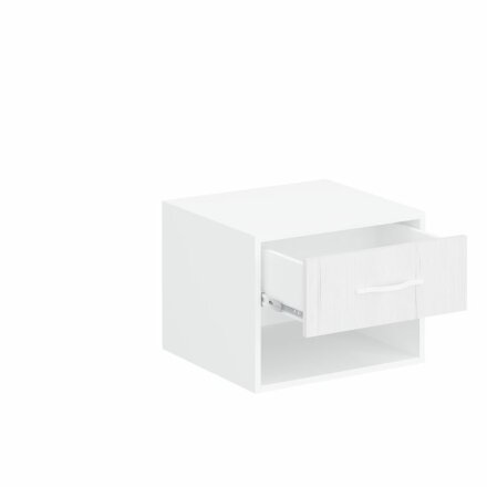 Тумба прикроватная Junior  Белый LF (ЛОФТ)+Дуб Эльза 