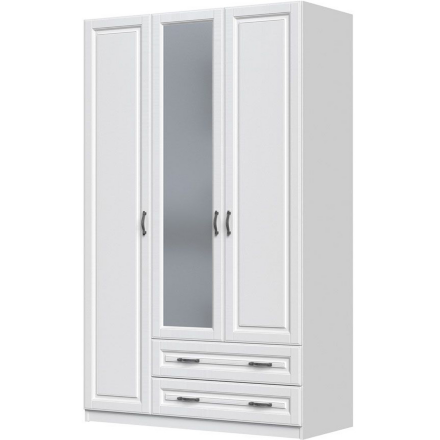 Шкаф трехстворчатый ШР-3 Кантри, Белый 