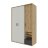 Шкаф трехстворчатый Kubo (Кубо) ШК-130 