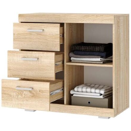 Комод КС-900 1Д Соната, Сонома/Сакраменто 