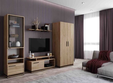 Модульная гостиная Модена, гикори 