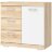 Комод КС-900 1Д Соната, Сонома/Белый глянец  