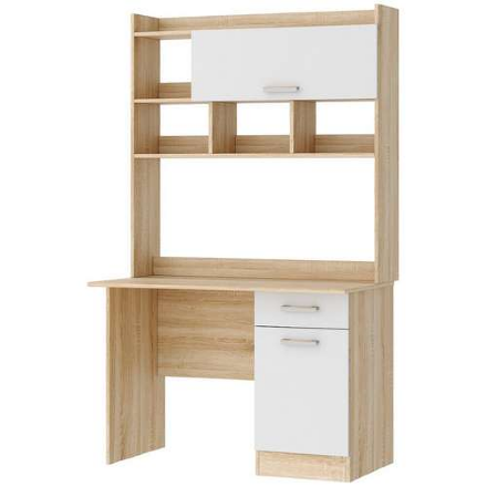 Стол ПКС-2, Сонома-Белый глянец 