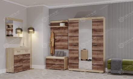 Шкаф Соната ШСЗ-1300, Сонома/Сакраменто 