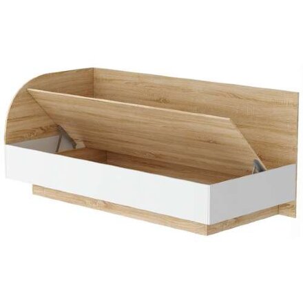 Кровать-софа КРС-900 Соната, Сонома/Белый глянец  