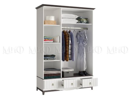 Шкаф 3 двери с ящиками Вояж  