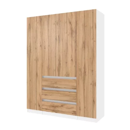 Шкаф 1600 Парус, белый/вотан 